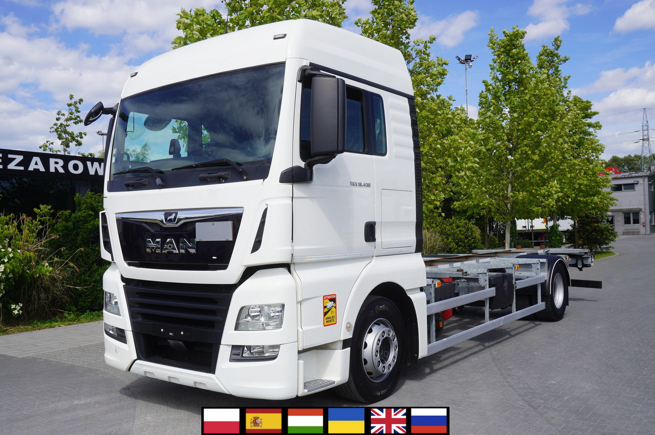 MAN GX 18.430 / BDF 7.5 m / sleeping cab / 2021 - Cserefelépítményes teherautó: 1 kép. MAN GX 18.430 / BDF 7.5 m / sleeping cab / 2021 - Cserefelépítményes teherautó: 1 kép.