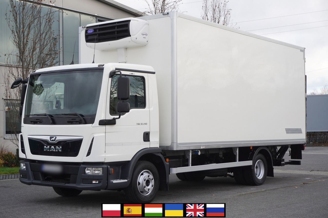 MAN TGL 12.190 / 14 EPAL Refrigerator / Carrier Xarios 500 / 3 units - Hűtős teherautó: 1 kép. MAN TGL 12.190 / 14 EPAL Refrigerator / Carrier Xarios 500 / 3 units - Hűtős teherautó: 1 kép.