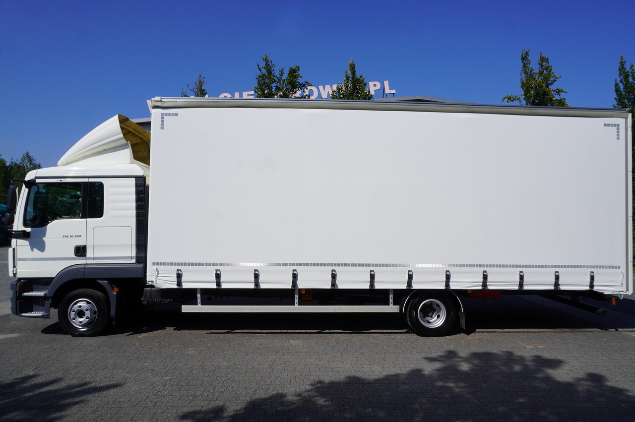 MAN TGL 12.190 / Curtainsider 19 EPAL / Sleeper cab - Ponyvás teherautó: 2 kép. MAN TGL 12.190 / Curtainsider 19 EPAL / Sleeper cab - Ponyvás teherautó: 2 kép.
