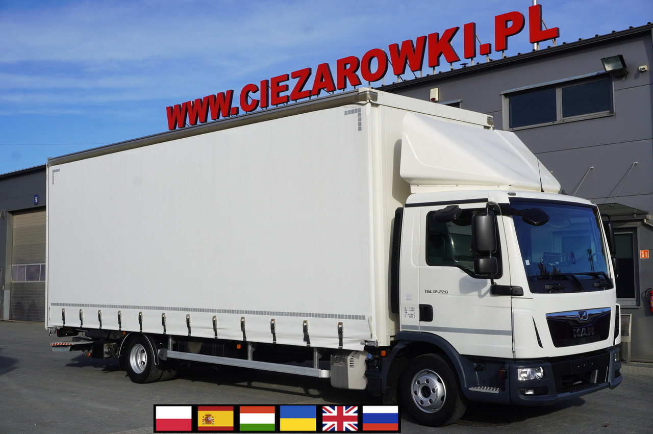 MAN TGL 12.220 / Curtainsider 19 EPAL / 140 tho. km - Ponyvás teherautó: 1 kép. MAN TGL 12.220 / Curtainsider 19 EPAL / 140 tho. km - Ponyvás teherautó: 1 kép.