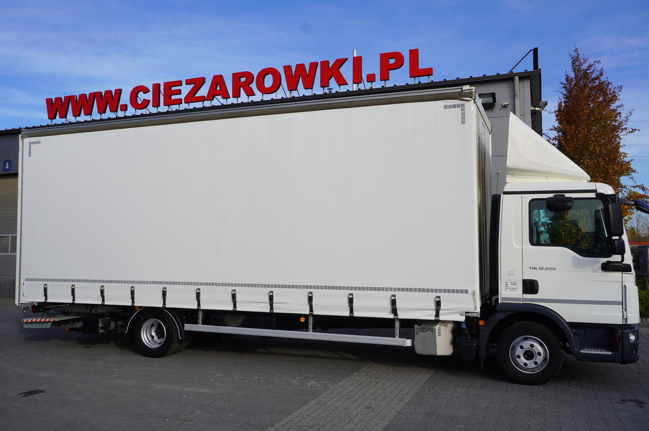 MAN TGL 12.220 / Curtainsider 19 EPAL / 140 tho. km - Ponyvás teherautó: 3 kép. MAN TGL 12.220 / Curtainsider 19 EPAL / 140 tho. km - Ponyvás teherautó: 3 kép.