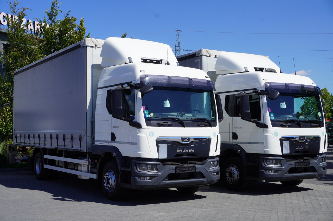 MAN TGM 15.290 Curtainsider / Glob / Manual / 2 beds / 17 EPAL - Ponyvás teherautó: 1 kép. MAN TGM 15.290 Curtainsider / Glob / Manual / 2 beds / 17 EPAL - Ponyvás teherautó: 1 kép.