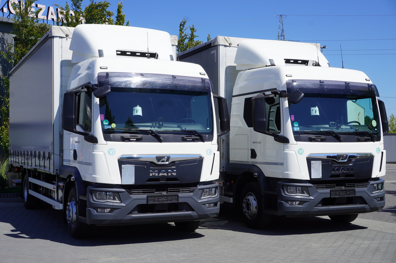 MAN TGM 15.290 Curtainsider / Glob / Manual / 2 beds / 17 EPAL - Ponyvás teherautó: 3 kép. MAN TGM 15.290 Curtainsider / Glob / Manual / 2 beds / 17 EPAL - Ponyvás teherautó: 3 kép.