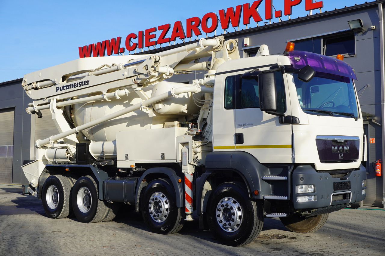 MAN TGS 32.400 8x4 Concrete Mixer Pump truck / 426 MTH !!! / 18 meters - Betonpumpa: 2 kép. MAN TGS 32.400 8x4 Concrete Mixer Pump truck / 426 MTH !!! / 18 meters - Betonpumpa: 2 kép.