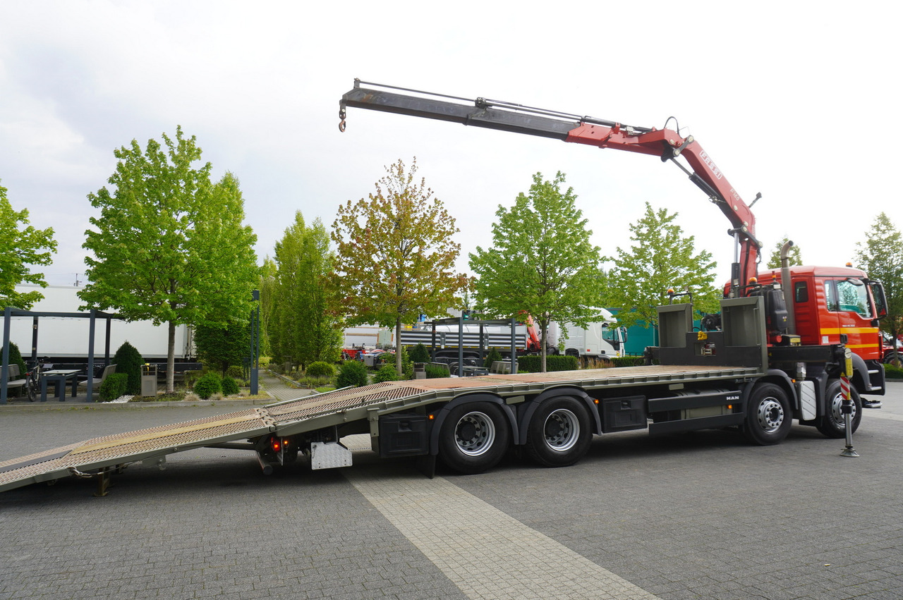 MAN TGS 35.360 E5 8x2 / FASSI F165 / 5.4 T cap. / 8.25 m reach - Autószállító teherautó, Darus autó: 4 kép. MAN TGS 35.360 E5 8x2 / FASSI F165 / 5.4 T cap. / 8.25 m reach - Autószállító teherautó, Darus autó: 4 kép.