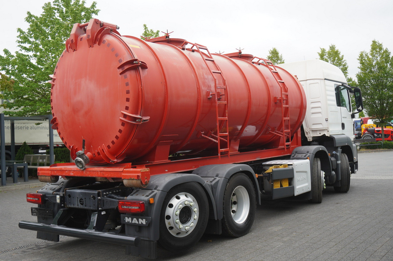 MAN TGS 35.420 8×2 / NEW septic barrel 13000 L / 3 steered axles - Szippantó tartálykocsi: 4 kép. MAN TGS 35.420 8×2 / NEW septic barrel 13000 L / 3 steered axles - Szippantó tartálykocsi: 4 kép.