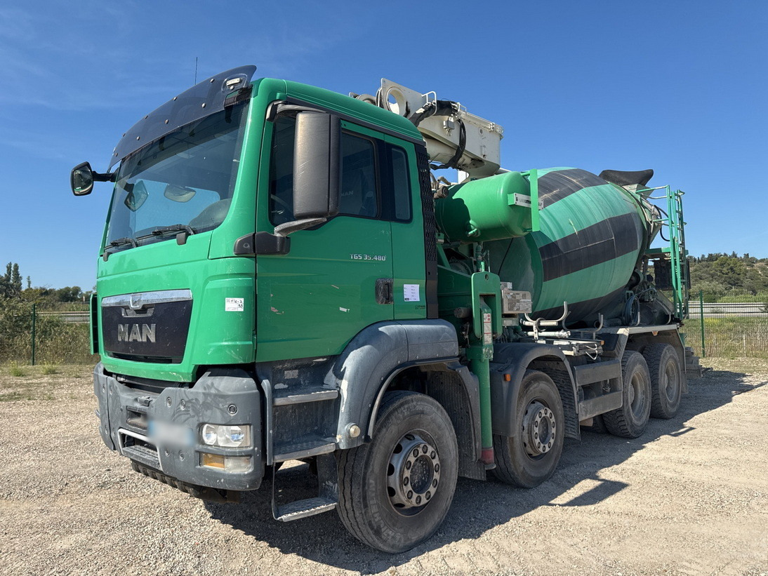 MAN TGS 35.480 8x4 Concrete Mixer Pump truck / Putzmeister M24-3 / 1600 MTH! - Betonmixer: 2 kép. MAN TGS 35.480 8x4 Concrete Mixer Pump truck / Putzmeister M24-3 / 1600 MTH! - Betonmixer: 2 kép.