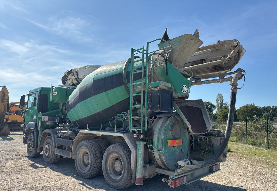 MAN TGS 35.480 8x4 Concrete Mixer Pump truck / Putzmeister M24-3 / 1600 MTH! - Betonpumpa: 4 kép. MAN TGS 35.480 8x4 Concrete Mixer Pump truck / Putzmeister M24-3 / 1600 MTH! - Betonpumpa: 4 kép.