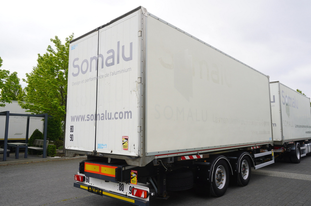 Dobozos felépítményű teherautó MAN TGX 18.430 / 18 EPAL box / Fruehauf 18 EPAL box trailer / 2021: 13 kép.