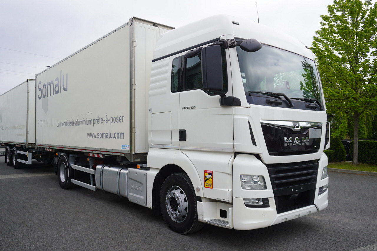 MAN TGX 18.430 / 18 EPAL box / Fruehauf 18 EPAL box trailer / 2021 - Dobozos felépítményű teherautó: 5 kép. MAN TGX 18.430 / 18 EPAL box / Fruehauf 18 EPAL box trailer / 2021 - Dobozos felépítményű teherautó: 5 kép.