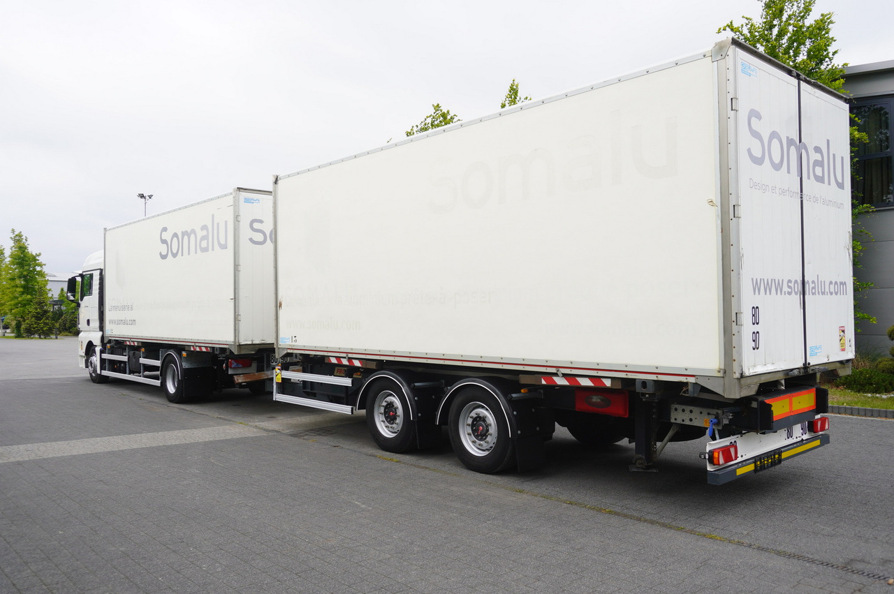 MAN TGX 18.430 / 18 EPAL box / Fruehauf 18 EPAL box trailer / 2021 - Dobozos felépítményű teherautó: 3 kép. MAN TGX 18.430 / 18 EPAL box / Fruehauf 18 EPAL box trailer / 2021 - Dobozos felépítményű teherautó: 3 kép.