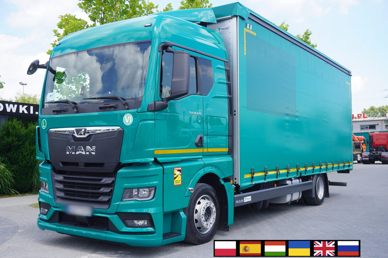 MAN TGX 18.470 / 2022 / Curtainsider 19 EPAL / Retarder / 15 units - Ponyvás teherautó: 1 kép. MAN TGX 18.470 / 2022 / Curtainsider 19 EPAL / Retarder / 15 units - Ponyvás teherautó: 1 kép.