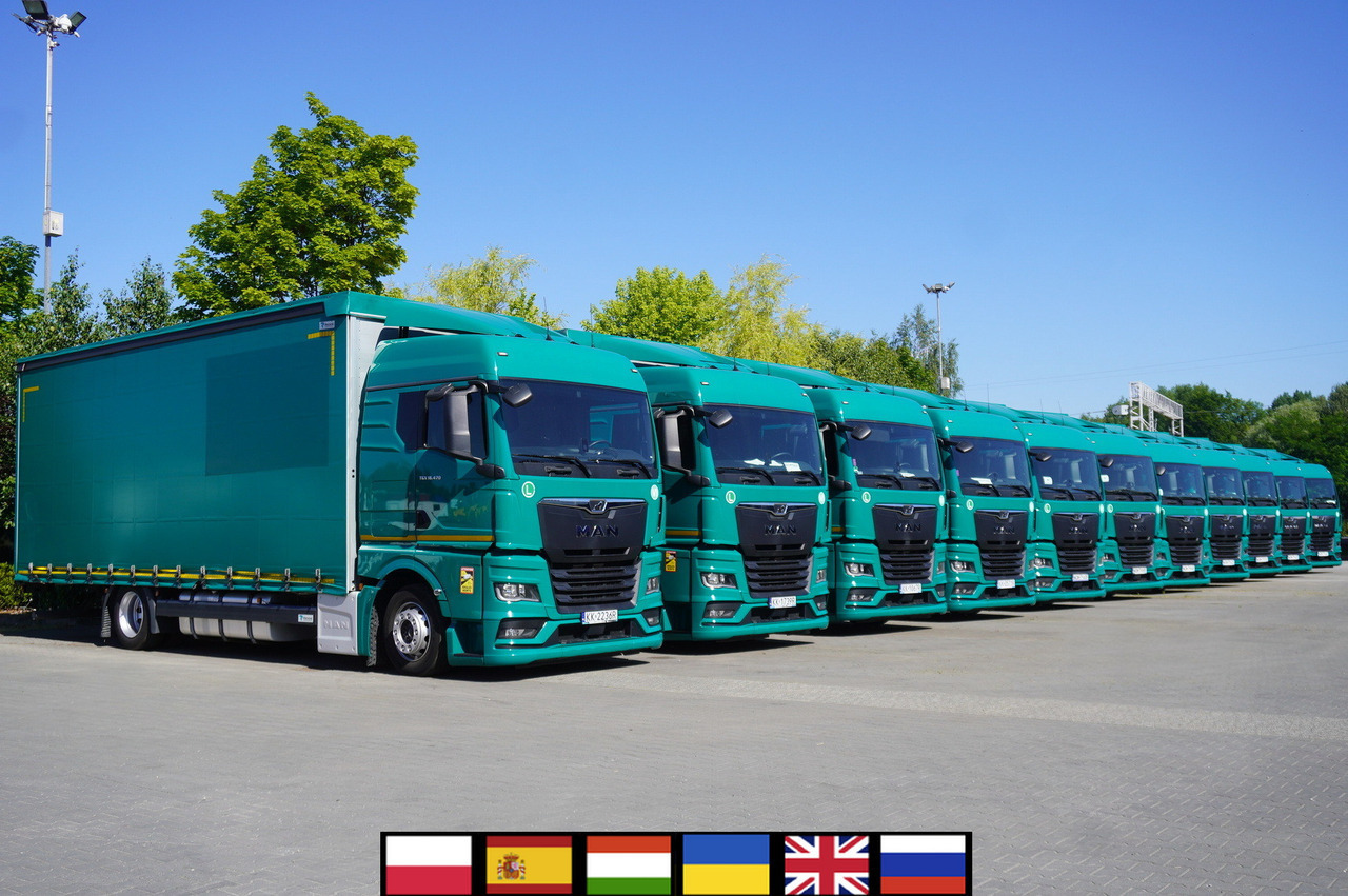 MAN TGX 18.470 / 2022 / Curtainsider 19 EPAL / Retarder / 15 units - Ponyvás teherautó: 1 kép. MAN TGX 18.470 / 2022 / Curtainsider 19 EPAL / Retarder / 15 units - Ponyvás teherautó: 1 kép.