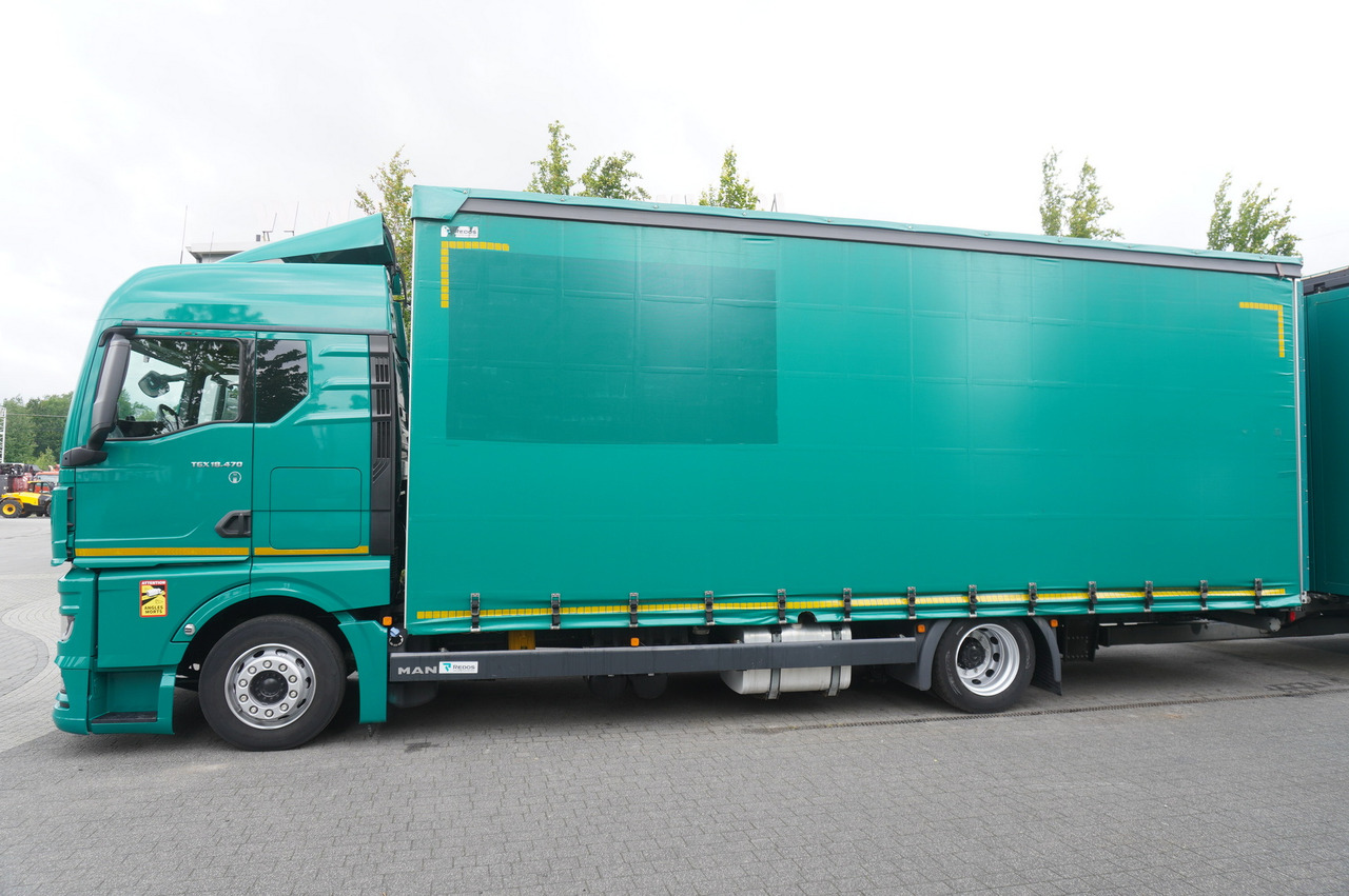MAN TGX 18.470 / Trailer 19 EPAL / Curtainsider 19 EPAL / 2022 / Retarder / 15 units - Ponyvás teherautó: 5 kép. MAN TGX 18.470 / Trailer 19 EPAL / Curtainsider 19 EPAL / 2022 / Retarder / 15 units - Ponyvás teherautó: 5 kép.