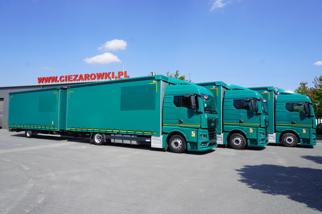 MAN TGX 18.470 / Trailer 19 EPAL / Curtainsider 19 EPAL / 2022 / Retarder / 15 units - Ponyvás teherautó: 2 kép. MAN TGX 18.470 / Trailer 19 EPAL / Curtainsider 19 EPAL / 2022 / Retarder / 15 units - Ponyvás teherautó: 2 kép.