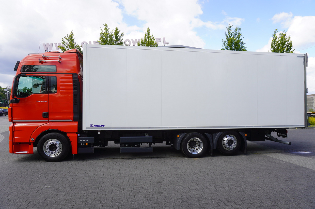 MAN TGX 26.470 / Krone refrigerator bitemperature doppelstock 20 EPAL / Carrier Supra 1250 MT - Hűtős teherautó: 5 kép. MAN TGX 26.470 / Krone refrigerator bitemperature doppelstock 20 EPAL / Carrier Supra 1250 MT - Hűtős teherautó: 5 kép.