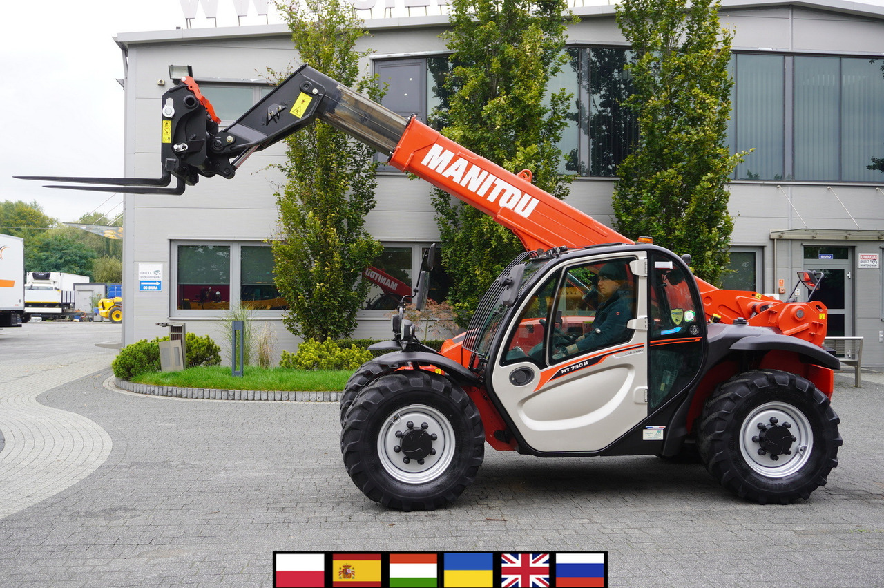 MANITOU MT 730 H / 7 m reach / 3 t / height 190 cm / 2900 MTH! / Joystick - Teleszkópos homlokrakodó: 1 kép. MANITOU MT 730 H / 7 m reach / 3 t / height 190 cm / 2900 MTH! / Joystick - Teleszkópos homlokrakodó: 1 kép.