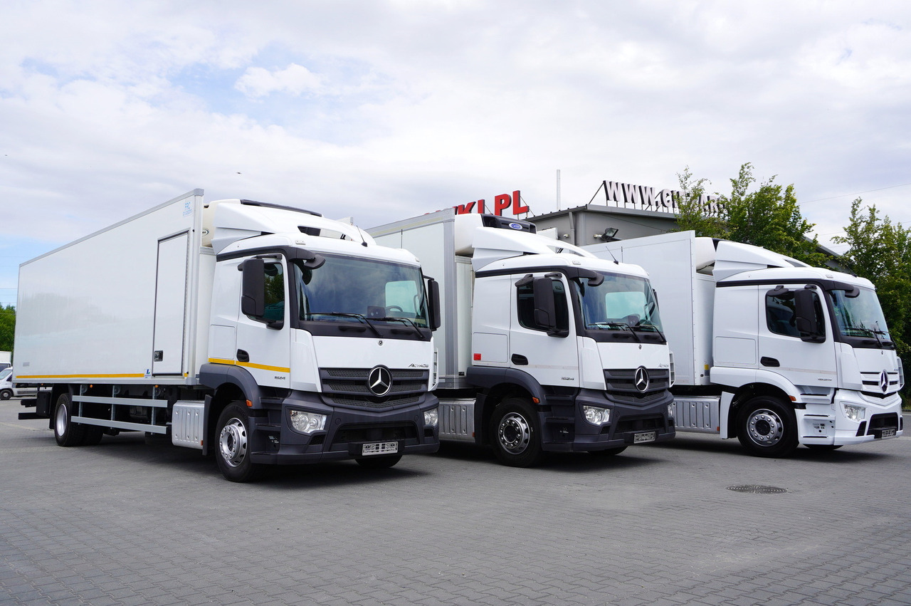 MERCEDES-BENZ Actros 1824 / Refrigerator 22 EPAL / Carrier Supra 1250 / Sleeping cabin / 3 units - Hűtős teherautó: 3 kép. MERCEDES-BENZ Actros 1824 / Refrigerator 22 EPAL / Carrier Supra 1250 / Sleeping cabin / 3 units - Hűtős teherautó: 3 kép.