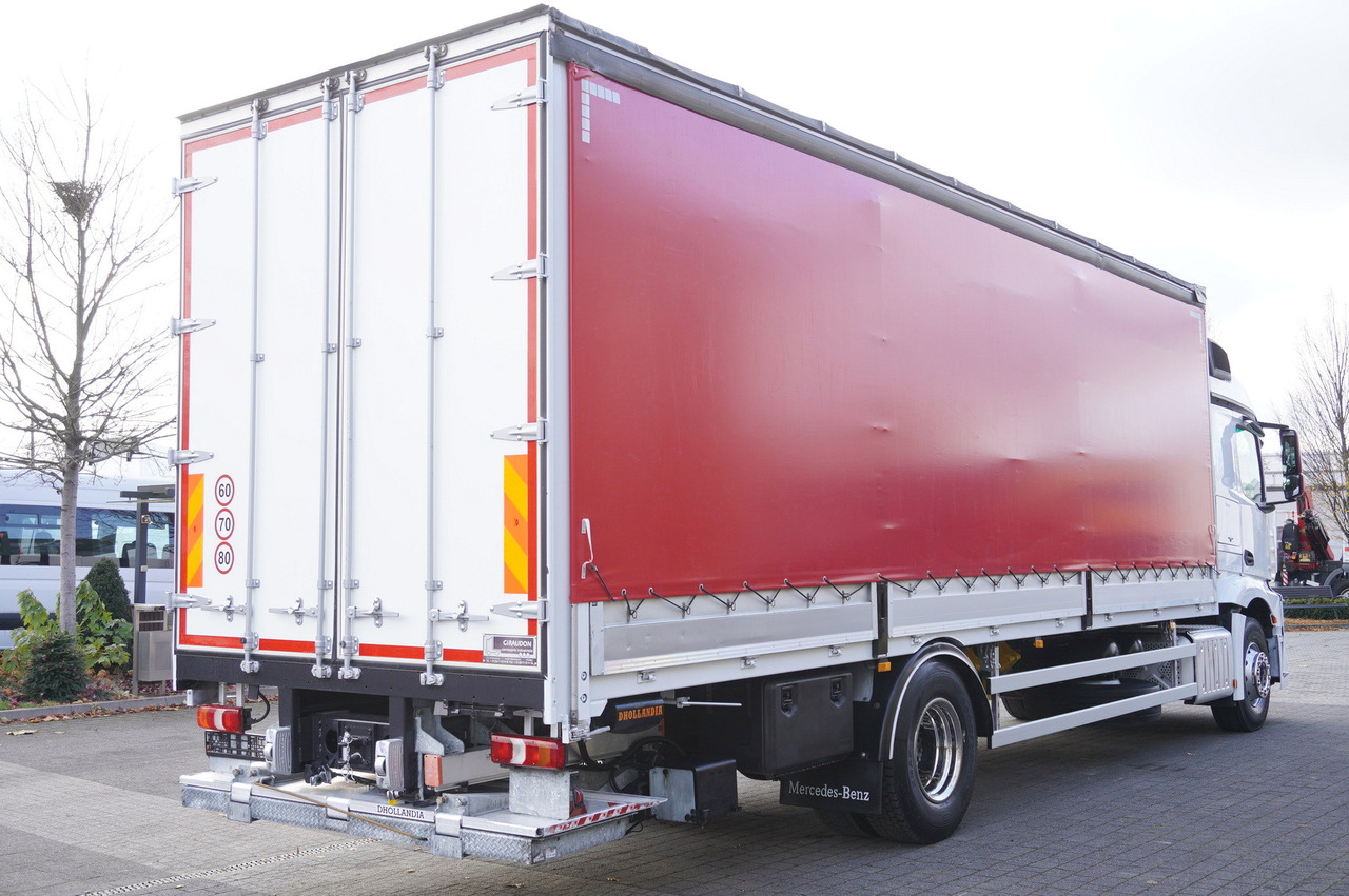 MERCEDES-BENZ Actros 1835 E6 4×2 / Curtainsider 21 pallets / tail lift 1.5t - Ponyvás teherautó: 3 kép. MERCEDES-BENZ Actros 1835 E6 4×2 / Curtainsider 21 pallets / tail lift 1.5t - Ponyvás teherautó: 3 kép.