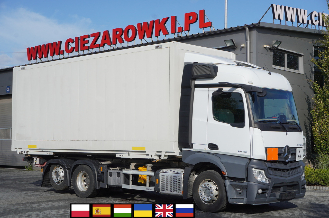 MERCEDES-BENZ Actros 2545 MP5 / KRONE 18 EPAL box body / ADR AT - Dobozos felépítményű teherautó: 1 kép. MERCEDES-BENZ Actros 2545 MP5 / KRONE 18 EPAL box body / ADR AT - Dobozos felépítményű teherautó: 1 kép.