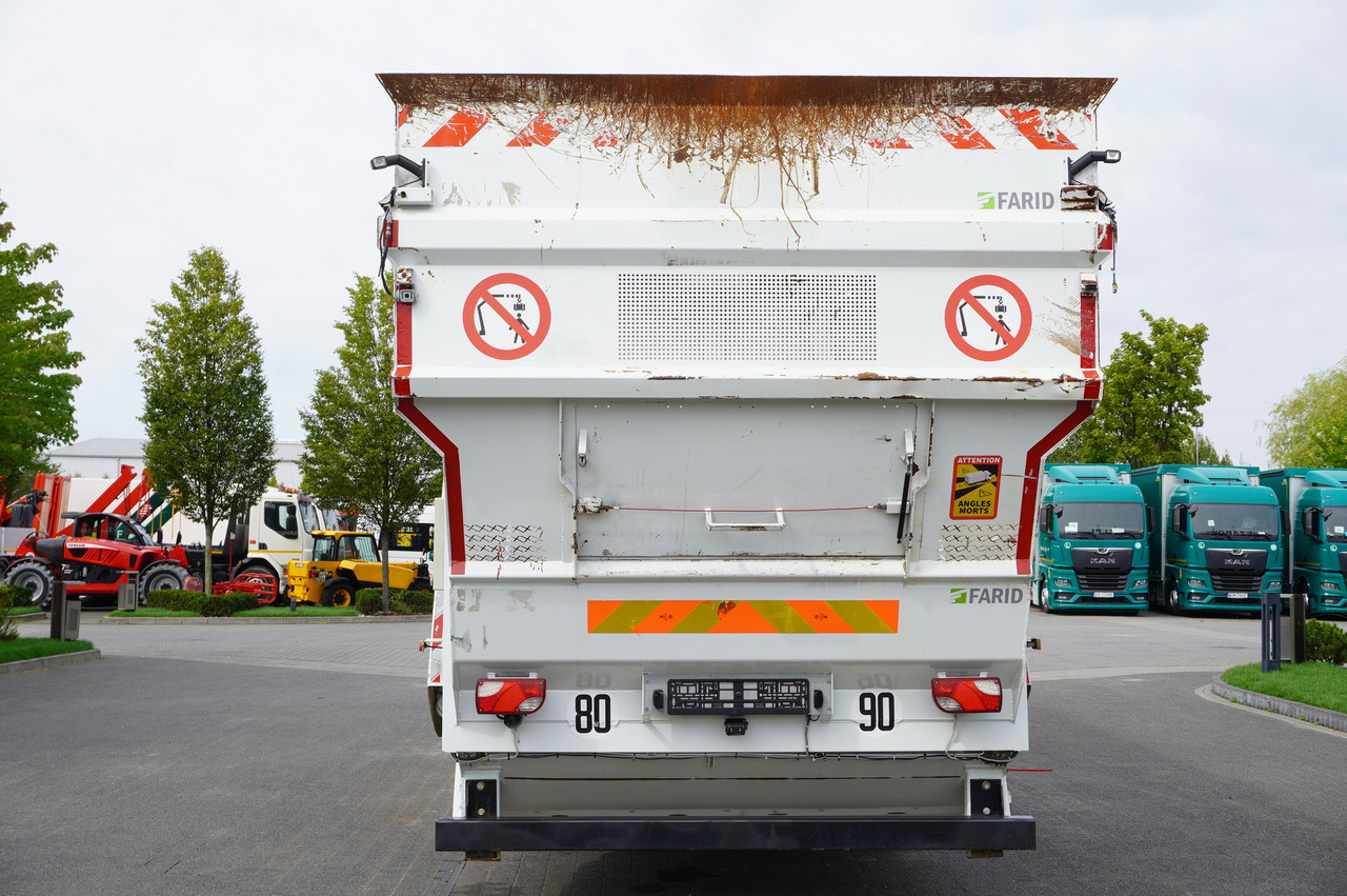 MERCEDES-BENZ Antos 3240 8x2 / Tajfun 5T crane / Farid Industries garbage truck/ 3 steered axles - Darus autó: 5 kép. MERCEDES-BENZ Antos 3240 8x2 / Tajfun 5T crane / Farid Industries garbage truck/ 3 steered axles - Darus autó: 5 kép.