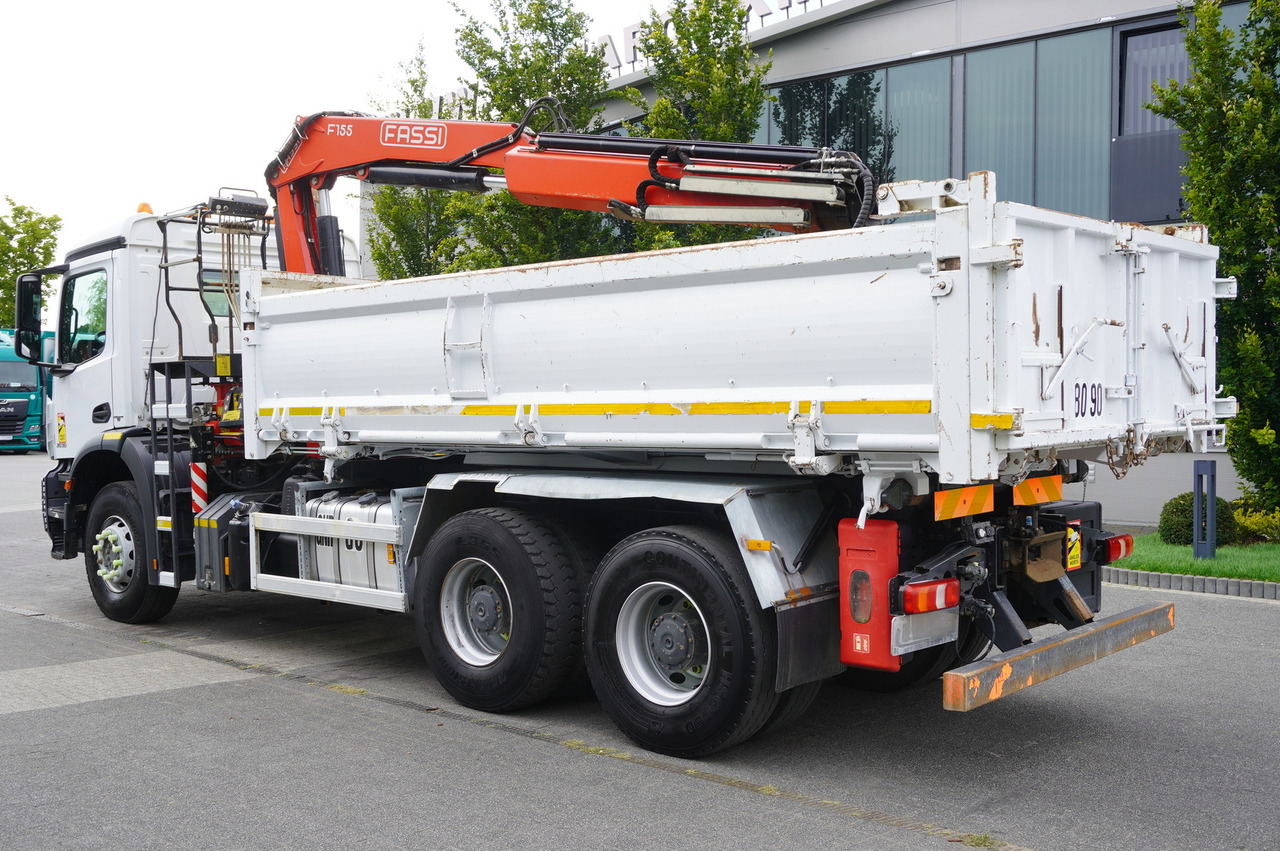 Billenőplatós teherautó, Darus autó MERCEDES-BENZ Arocs 2636 / 6x4 / HDS Fassi / 3-Way Tipper / Bortmatic: 13 kép.