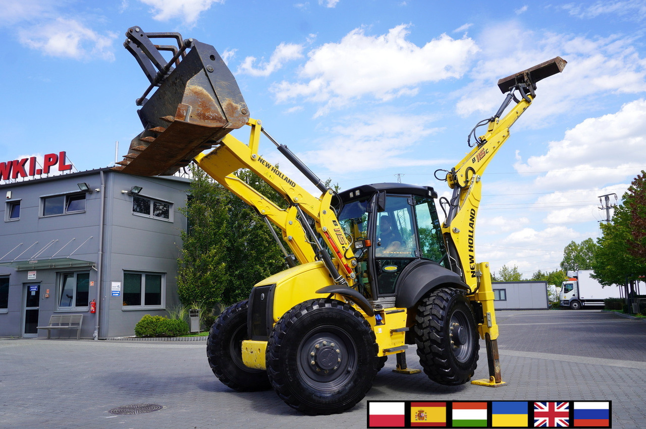 NEW HOLLAND B 115 C backhoe loader / 1000 MTH ! / 2021 - Kotrórakodó: 1 kép. NEW HOLLAND B 115 C backhoe loader / 1000 MTH ! / 2021 - Kotrórakodó: 1 kép.
