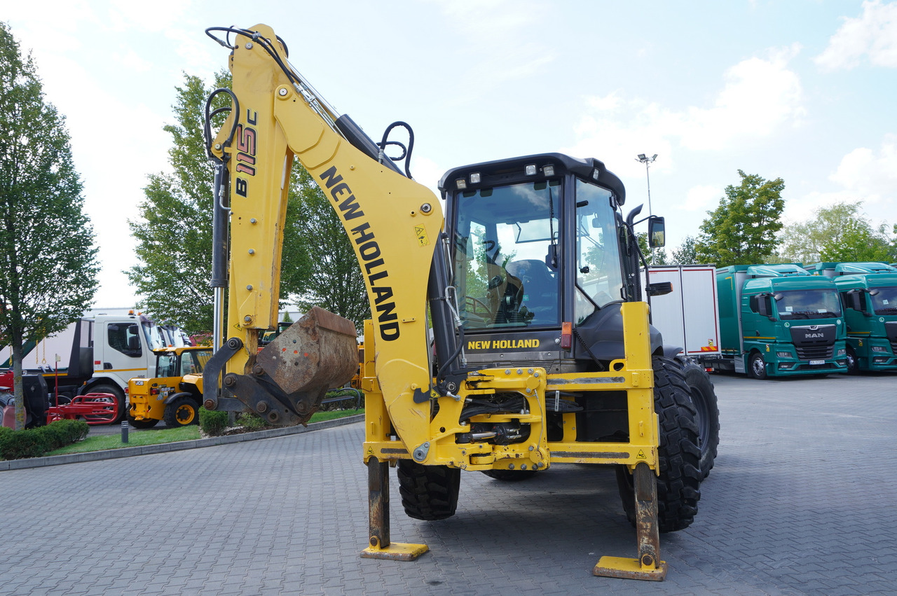 NEW HOLLAND B 115 C backhoe loader / 1000 MTH ! / 2021 - Kotrórakodó: 5 kép. NEW HOLLAND B 115 C backhoe loader / 1000 MTH ! / 2021 - Kotrórakodó: 5 kép.