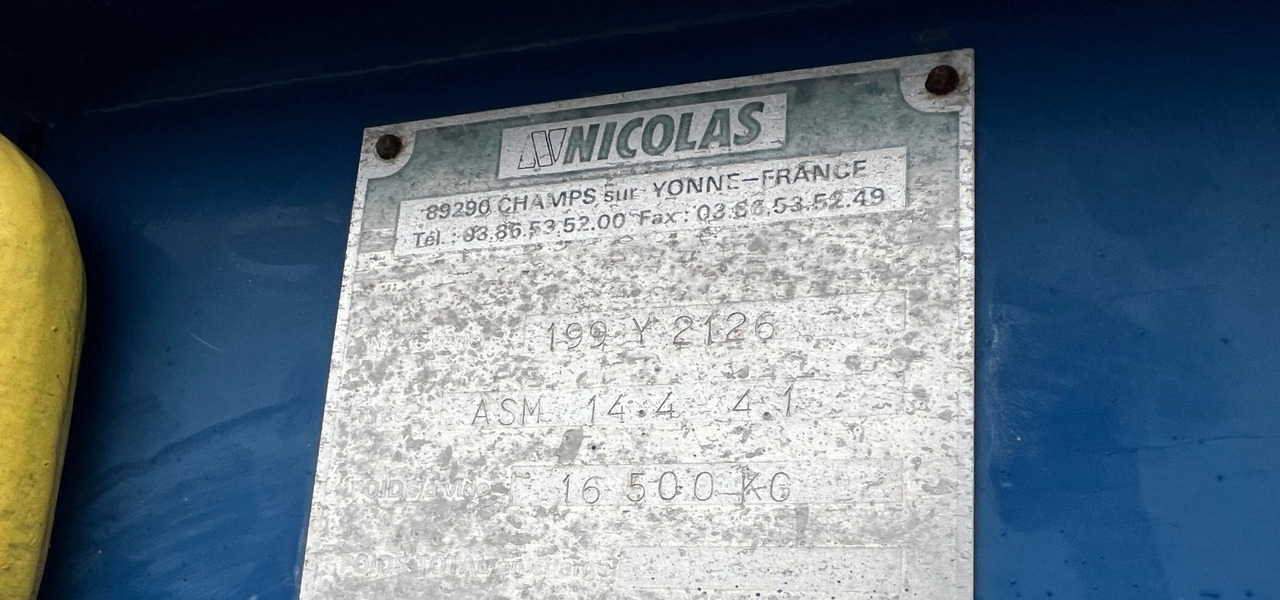 NICOLAS ASM14.4-4.1 terminal tractor 8x2x8 / 200 MTH - Terminál targoncá: 5 kép. NICOLAS ASM14.4-4.1 terminal tractor 8x2x8 / 200 MTH - Terminál targoncá: 5 kép.