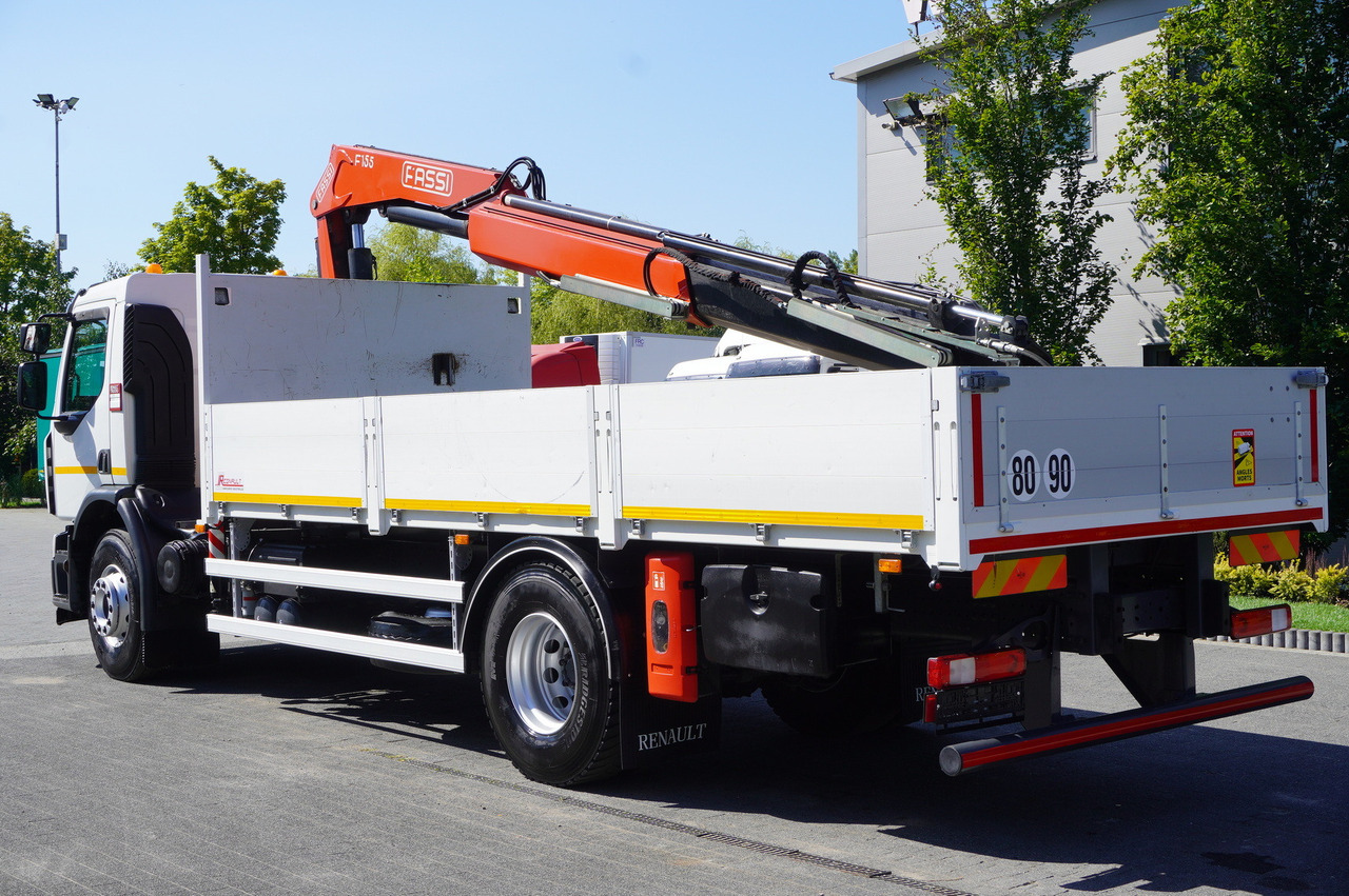 RENAULT C320 P 4x2 / FASSI crane 6.2 T / range 10 m / Flatbed 15 EPAL / 50 tho. km! - Platós teherautó, Darus autó: 3 kép. RENAULT C320 P 4x2 / FASSI crane 6.2 T / range 10 m / Flatbed 15 EPAL / 50 tho. km! - Platós teherautó, Darus autó: 3 kép.