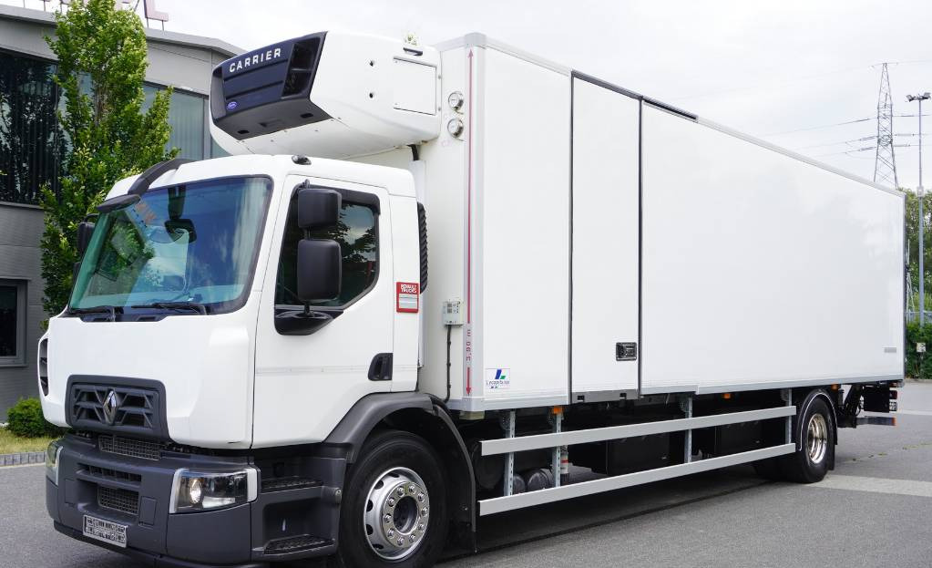 RENAULT D19 285 HP E6 Cold storage/ ATP/FNA / 22 Pallets / BITEMPERATURE - Hűtős teherautó: 1 kép. RENAULT D19 285 HP E6 Cold storage/ ATP/FNA / 22 Pallets / BITEMPERATURE - Hűtős teherautó: 1 kép.