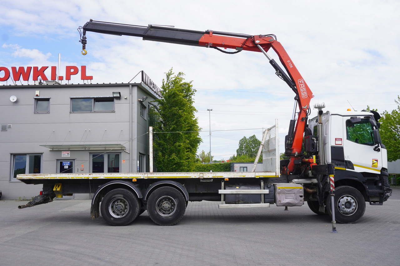 RENAULT K380 6x4 / FASSI F175 crane 7.85 t / 120 thousand km! - Darus autó: 5 kép. RENAULT K380 6x4 / FASSI F175 crane 7.85 t / 120 thousand km! - Darus autó: 5 kép.