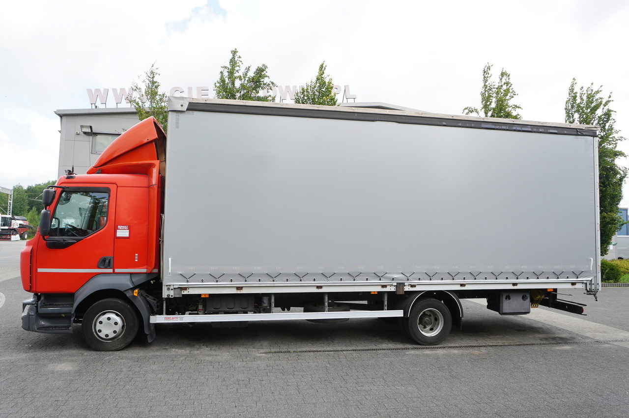RENAULT Midlum 12.245 / dropside / sleeper / 18 pallets - Ponyvás teherautó: 2 kép. RENAULT Midlum 12.245 / dropside / sleeper / 18 pallets - Ponyvás teherautó: 2 kép.