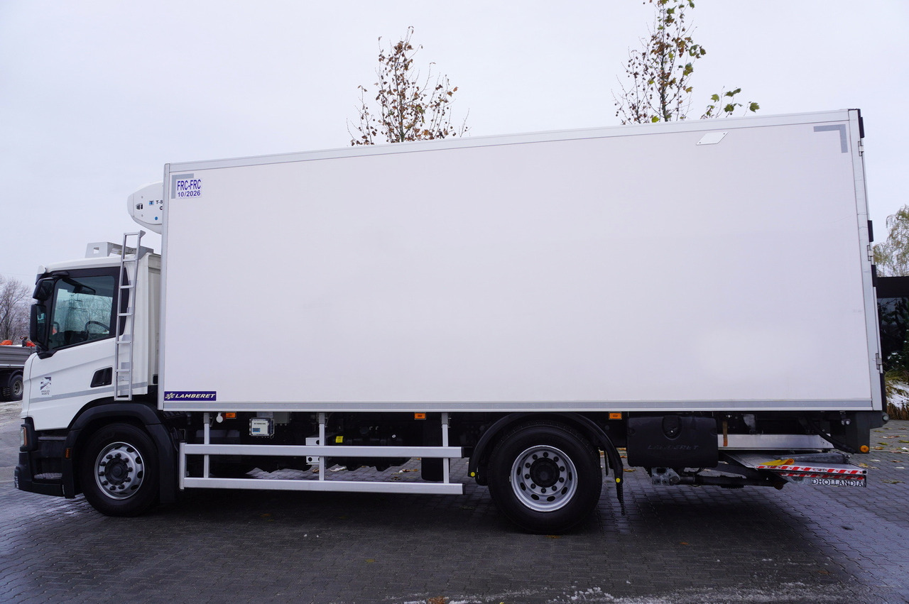 SCANIA P280 4x2 E6 / Lamberet 16 EPAL refrigerator / Multitemperature / Thermoking T-800R / 3 units - Hűtős teherautó: 2 kép. SCANIA P280 4x2 E6 / Lamberet 16 EPAL refrigerator / Multitemperature / Thermoking T-800R / 3 units - Hűtős teherautó: 2 kép.