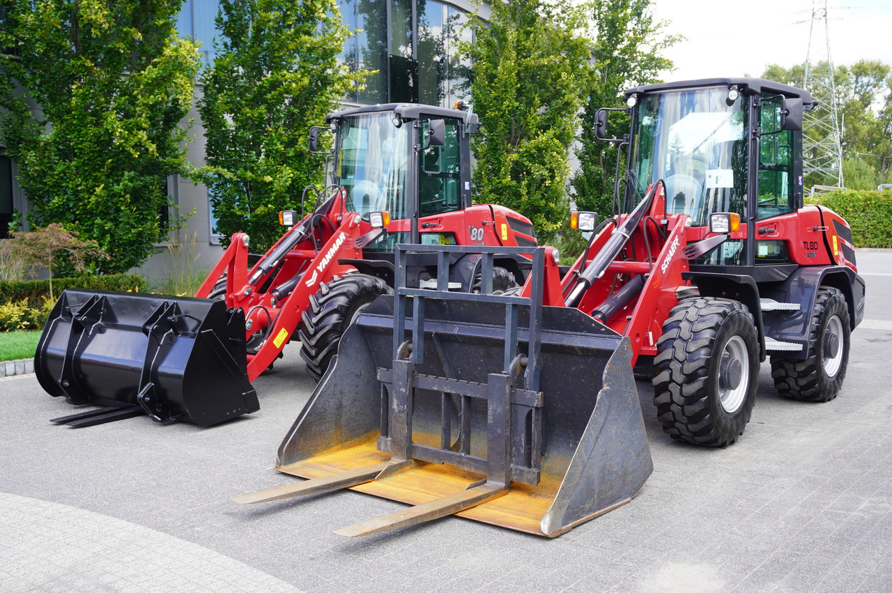 SCHAEFF Yanmar/SCHAEFF TL80 Wheel Loader / 2023 / 2000 Hours! / 2 units - Gumikerekes homlokrakodó: 2 kép. SCHAEFF Yanmar/SCHAEFF TL80 Wheel Loader / 2023 / 2000 Hours! / 2 units - Gumikerekes homlokrakodó: 2 kép.