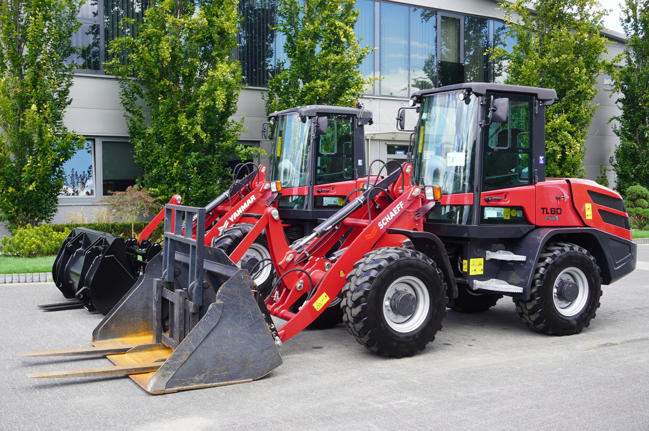 SCHAEFF Yanmar/SCHAEFF TL80 Wheel Loader / 2023 / 2000 Hours! / 2 units - Gumikerekes homlokrakodó: 1 kép. SCHAEFF Yanmar/SCHAEFF TL80 Wheel Loader / 2023 / 2000 Hours! / 2 units - Gumikerekes homlokrakodó: 1 kép.
