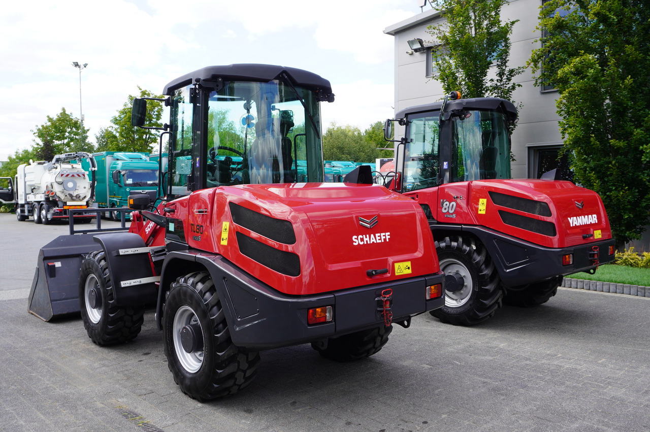 SCHAEFF Yanmar/SCHAEFF TL80 Wheel Loader / 2023 / 2000 Hours! / 2 units - Gumikerekes homlokrakodó: 3 kép. SCHAEFF Yanmar/SCHAEFF TL80 Wheel Loader / 2023 / 2000 Hours! / 2 units - Gumikerekes homlokrakodó: 3 kép.
