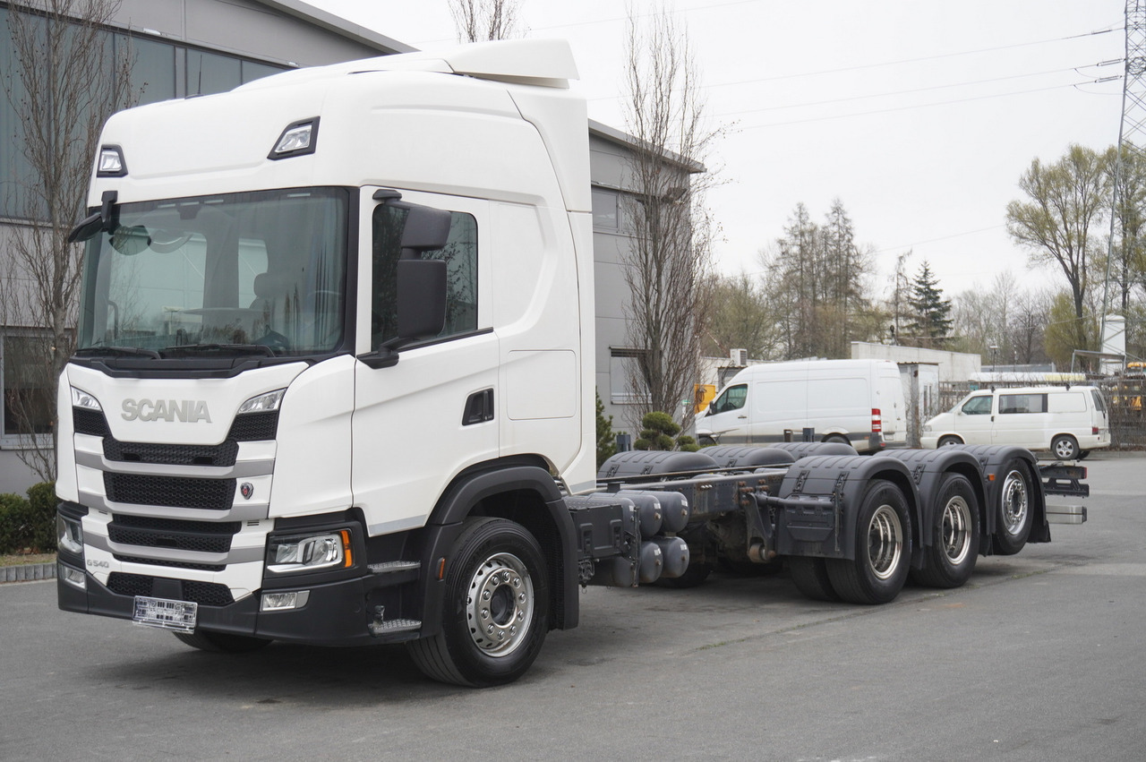 Scania G540 8x4 / Chassis 8.7 m / Steered axle / 2021 - Darus autó: 2 kép. Scania G540 8x4 / Chassis 8.7 m / Steered axle / 2021 - Darus autó: 2 kép.