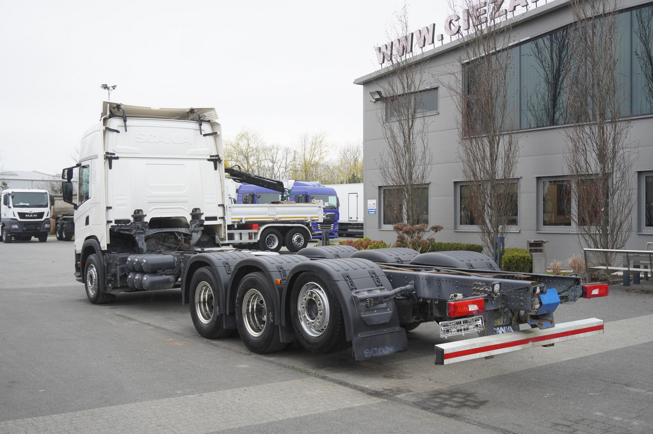 Scania G540 8x4 / Chassis 8.7 m / Steered axle / 2021 - Alvaz teherautó: 4 kép. Scania G540 8x4 / Chassis 8.7 m / Steered axle / 2021 - Alvaz teherautó: 4 kép.