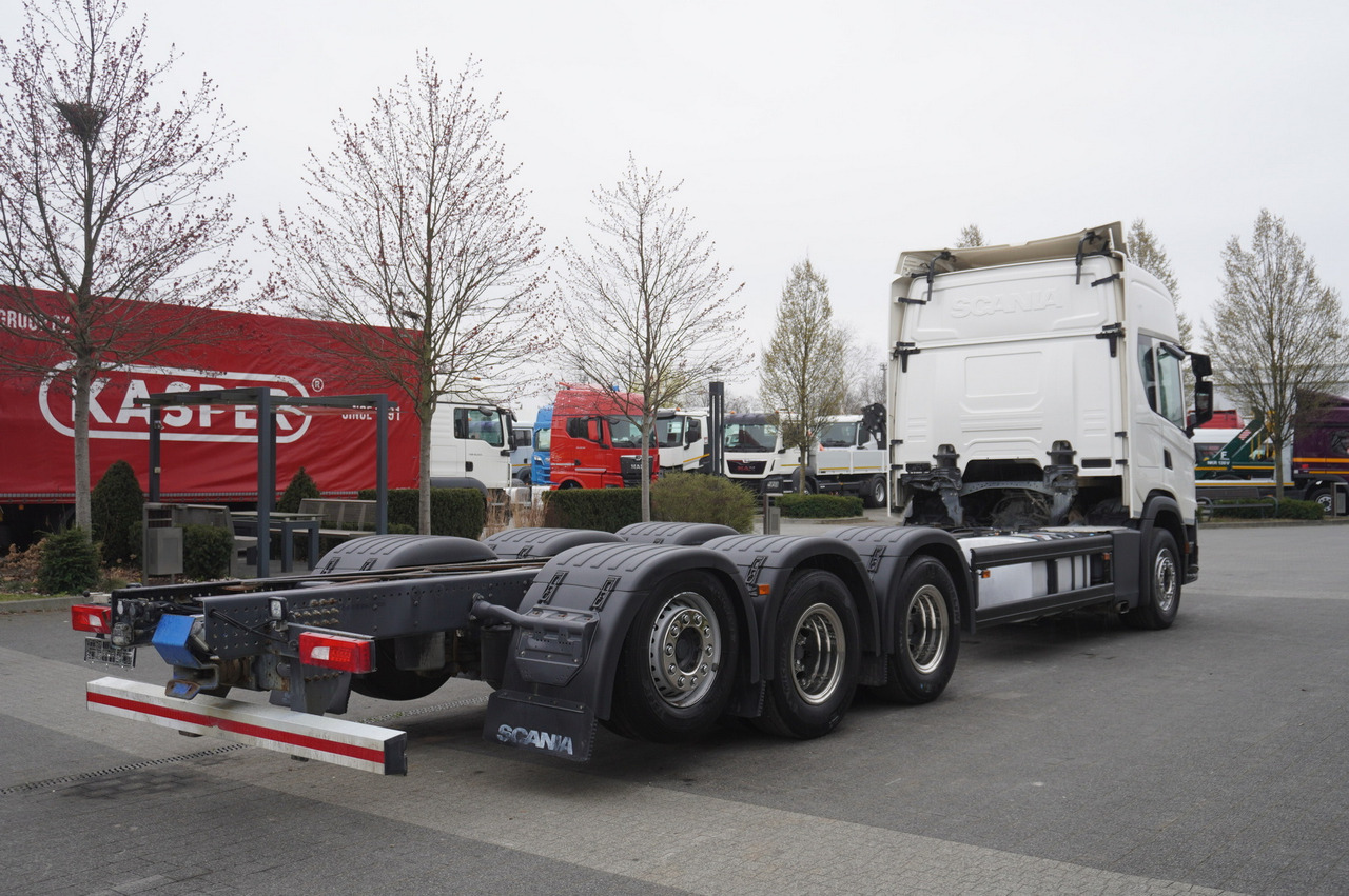 Scania G540 8x4 / Chassis 8.7 m / Steered axle / 2021 - Darus autó: 5 kép. Scania G540 8x4 / Chassis 8.7 m / Steered axle / 2021 - Darus autó: 5 kép.