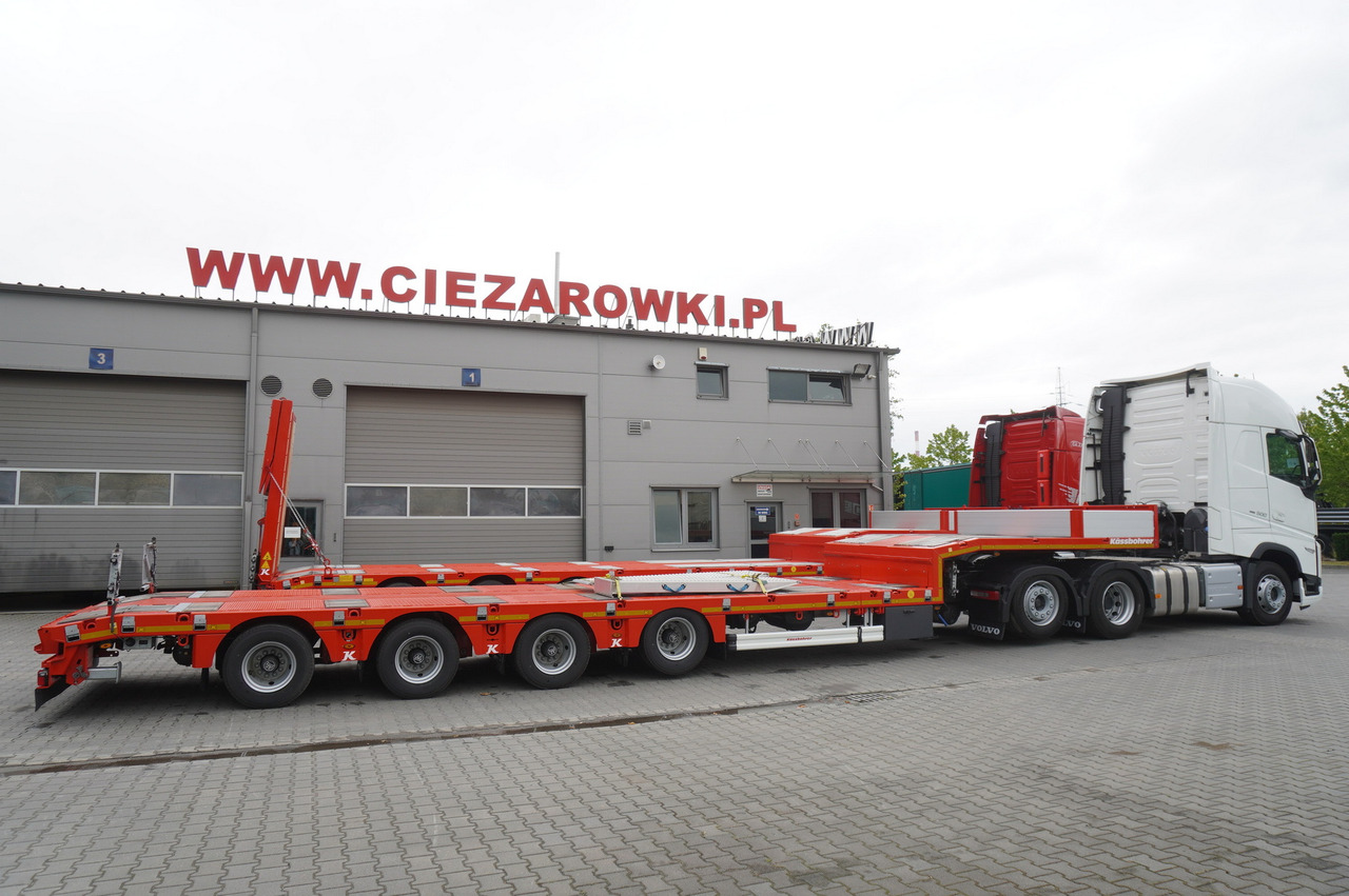 VOLVO FH 500 6 × 2 Globetrotter XL / 2023 / 114 thousand km / Brand-new low-loader Kässbohrer LB3E semi-trailer - Autószállító teherautó: 3 kép. VOLVO FH 500 6 × 2 Globetrotter XL / 2023 / 114 thousand km / Brand-new low-loader Kässbohrer LB3E semi-trailer - Autószállító teherautó: 3 kép.