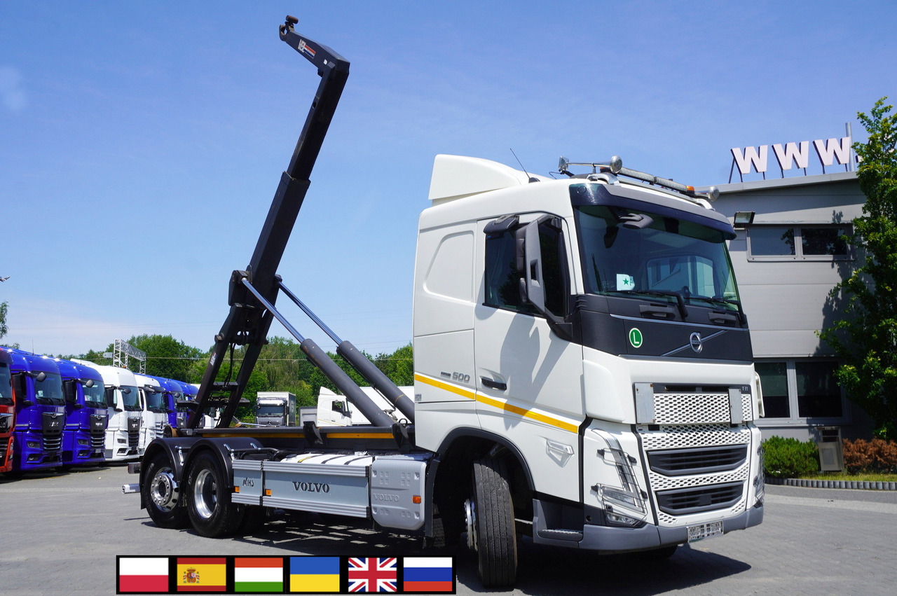 VOLVO FH 500 / VDL hooklift 21 tons / 2022 / steering 3d axle / 2 units - Horgos rakodó teherautó: 1 kép. VOLVO FH 500 / VDL hooklift 21 tons / 2022 / steering 3d axle / 2 units - Horgos rakodó teherautó: 1 kép.