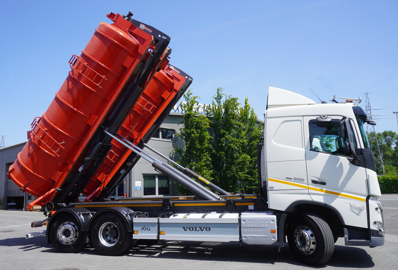 VOLVO Volvo FH 500 / Septic barrel 13000 l / Hook lift 21 t / 2022 / 3rd axle steered / 2 units - Szippantó tartálykocsi: 5 kép. VOLVO Volvo FH 500 / Septic barrel 13000 l / Hook lift 21 t / 2022 / 3rd axle steered / 2 units - Szippantó tartálykocsi: 5 kép.