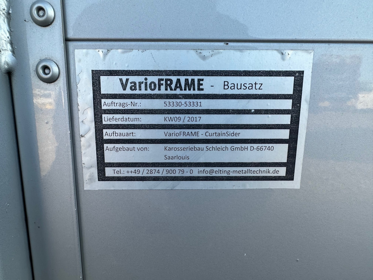 VarioFRAME Bausatz curtain / 23 europallets / 2017 lízing VarioFRAME Bausatz curtain / 23 europallets / 2017: 10 kép.