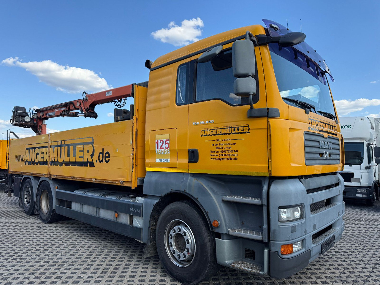 MAN TGA 26,440 TEREX TLC 165,2-A19 ACM SYSTEM - Darus autó: 4 kép. MAN TGA 26,440 TEREX TLC 165,2-A19 ACM SYSTEM - Darus autó: 4 kép.