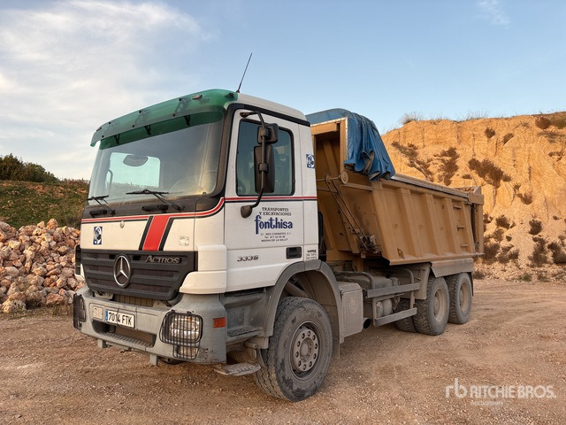 2007 Mercedes Benz Actros 3336K 6x4 T/A Dump Truck - Billenőplatós teherautó: 2 kép. 2007 Mercedes Benz Actros 3336K 6x4 T/A Dump Truck - Billenőplatós teherautó: 2 kép.