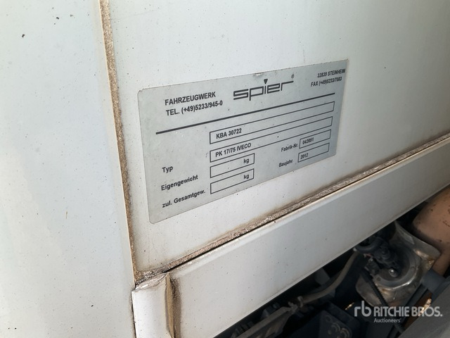 2012 Iveco Eurocargo 75E18 4x2 Van Truck - Dobozos felépítményű teherautó: 5 kép. 2012 Iveco Eurocargo 75E18 4x2 Van Truck - Dobozos felépítményű teherautó: 5 kép.