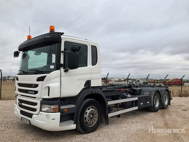 2012 Scania P360B 6x2 Hooklift Truck - Horgos rakodó teherautó: 5 kép. 2012 Scania P360B 6x2 Hooklift Truck - Horgos rakodó teherautó: 5 kép.