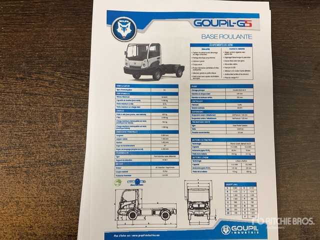 2020 Goupil G5E 4x2 Electric Utility Vehicle - Többcélú/ Speciális jármű: 5 kép. 2020 Goupil G5E 4x2 Electric Utility Vehicle - Többcélú/ Speciális jármű: 5 kép.