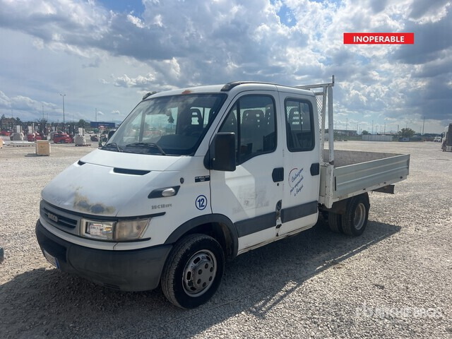 2006 Iveco Daily 35C12 Crew Cab (Inoperable) Flatbed Truck - Platós teherautó: 2 kép. 2006 Iveco Daily 35C12 Crew Cab (Inoperable) Flatbed Truck - Platós teherautó: 2 kép.